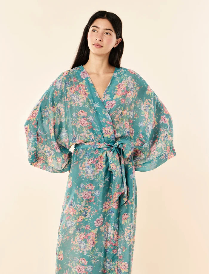Elise Maxi Kimono Robe