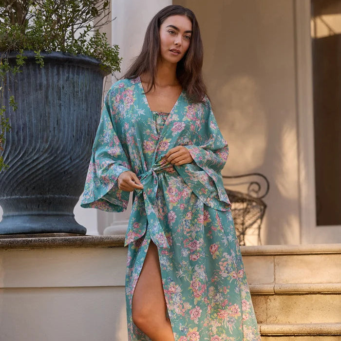 Elise Maxi Kimono Robe