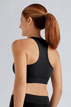 Gloria Zip Front Sports Bra
