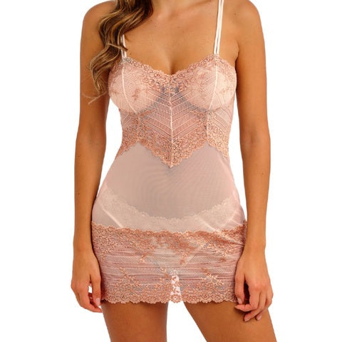 Embrace Lace Chemise - Angel Wing/Rose Dust