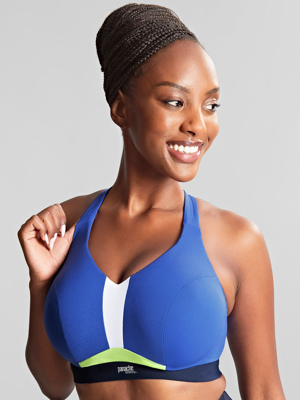 Endurance Non Padded Wired Sports Bra - Blue