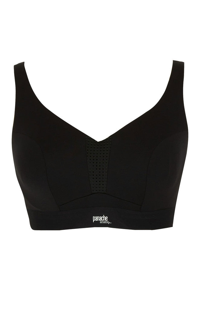 Ultra Perform Non Padded Wired Sports Bra - Black