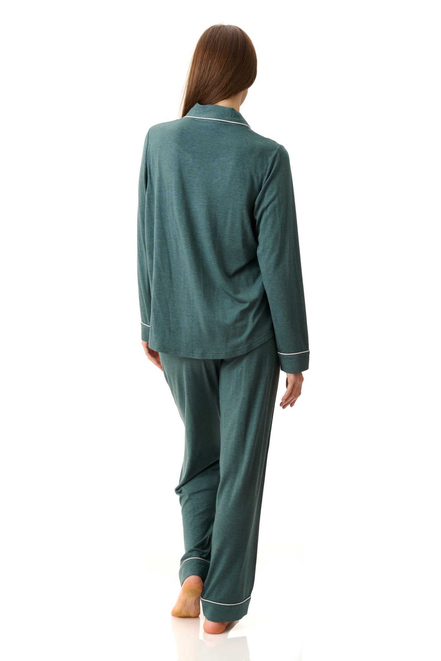 Modal Long PJ Set - Moss Marle