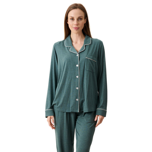 Modal Long PJ Set - Moss Marle