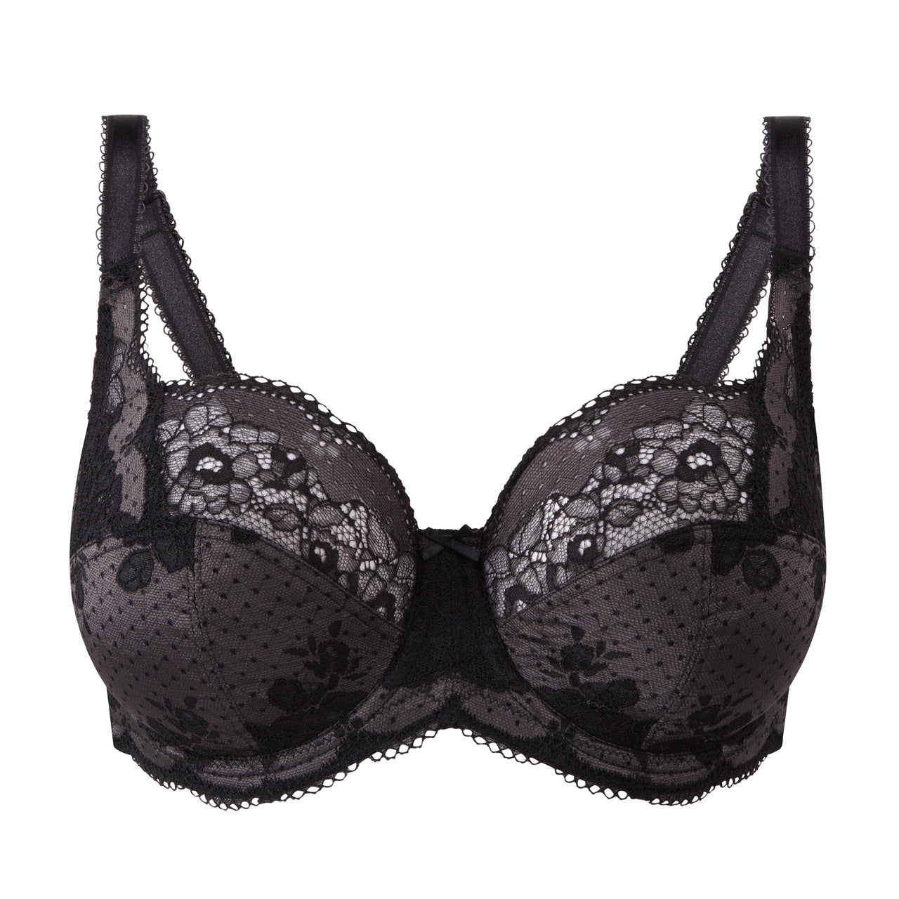 Clara Full Cup UW Bra - Black/Charcoal