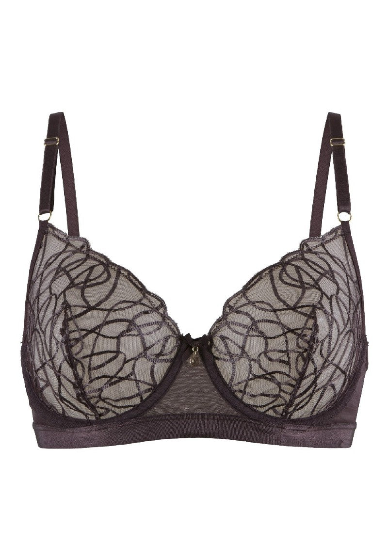 Lace UW Bra - Dark Pepper