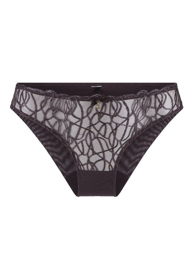 Lace Brief - Dark Pepper