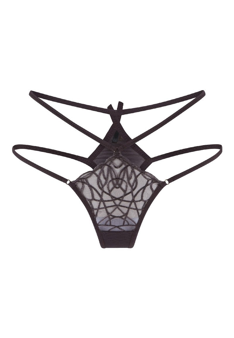 Lace Thong - Dark Pepper