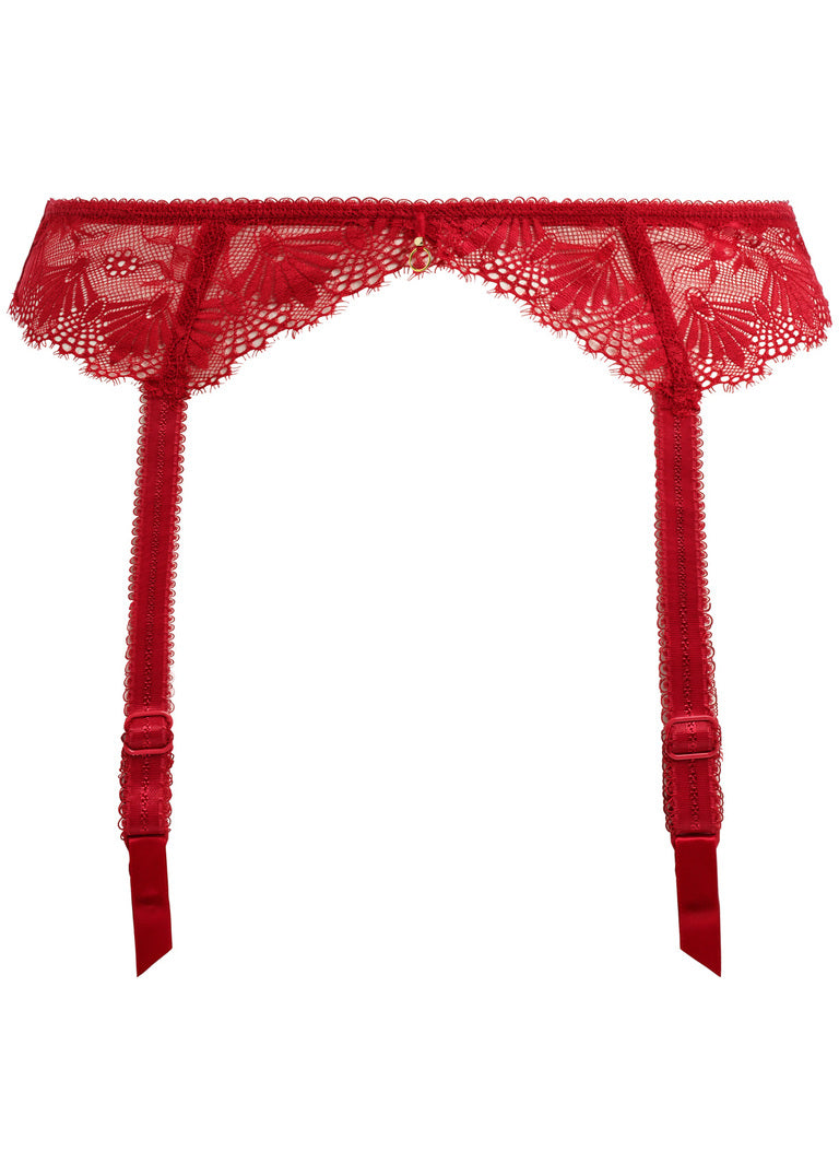 Fascinate Suspender - Cherry