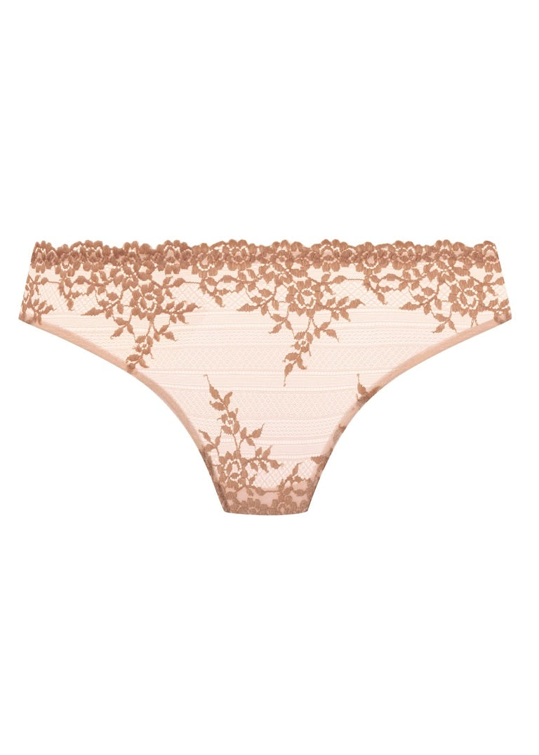 Embrace Lace Bikini Brief - Angel Wing/Rose Dust