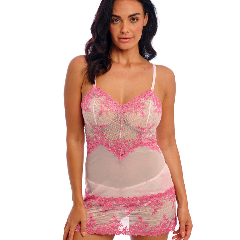 Embrace Lace Chemise - Ballet Slipper/Chateau Rose