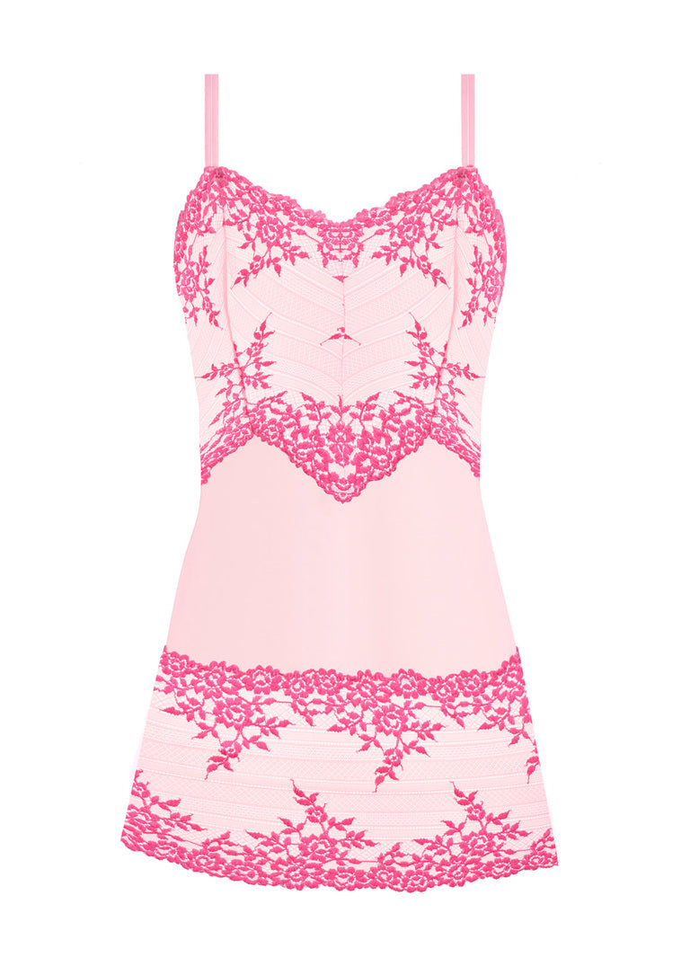 Embrace Lace Chemise - Ballet Slipper/Chateau Rose