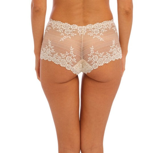 Embrace Lace Boyshort - Nude/Ivory