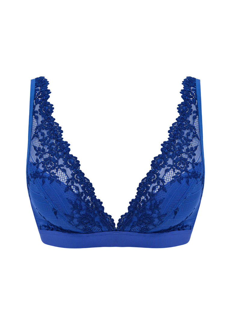 Embrace Lace Wirefree Bralette - Beaucoup Blue