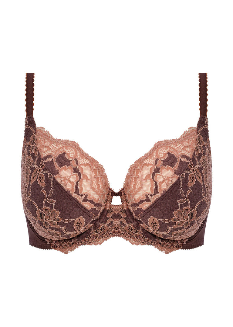 Florilege Underwire Bra - Chocolate Burlwood