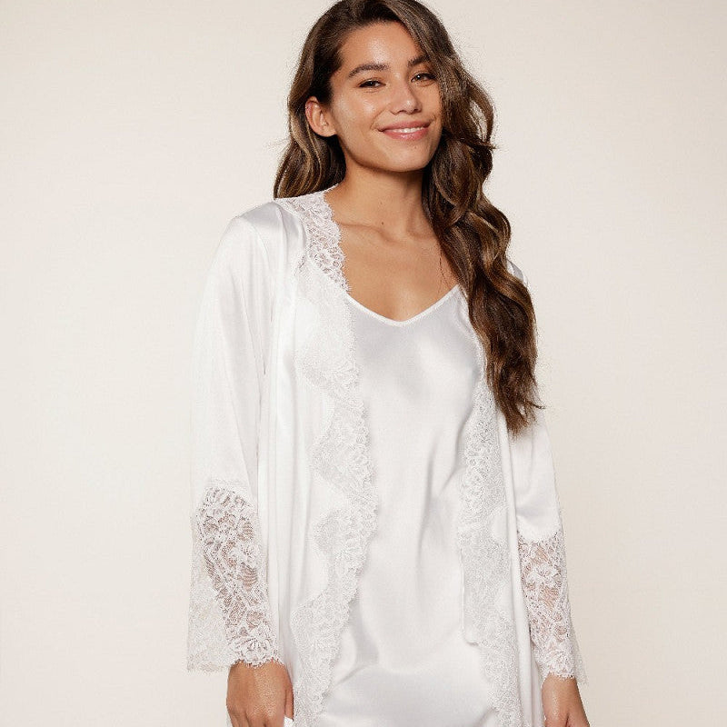 Ivory Lace Kimono