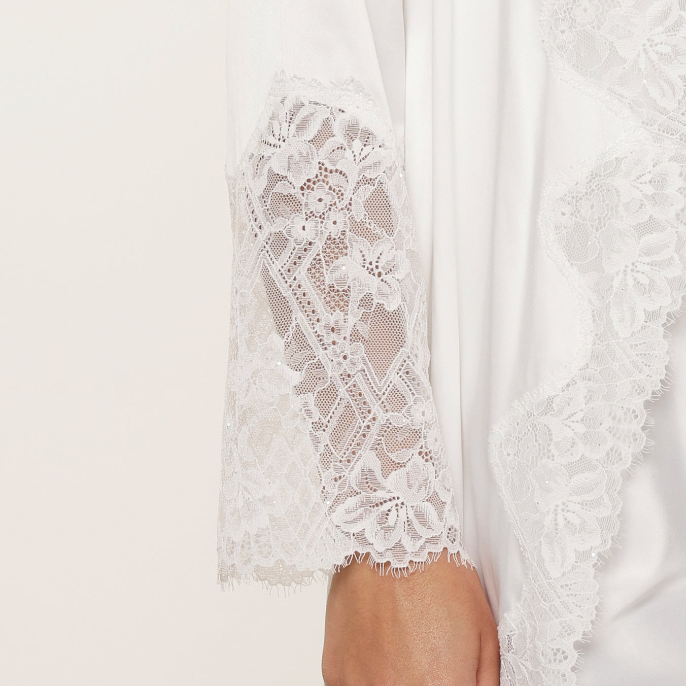 Ivory Lace Kimono