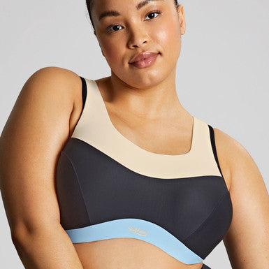 Upbeat Wired Sports Bra - Black/Chalk