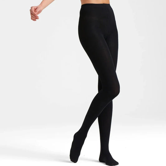 Totally Black Opaque Tights