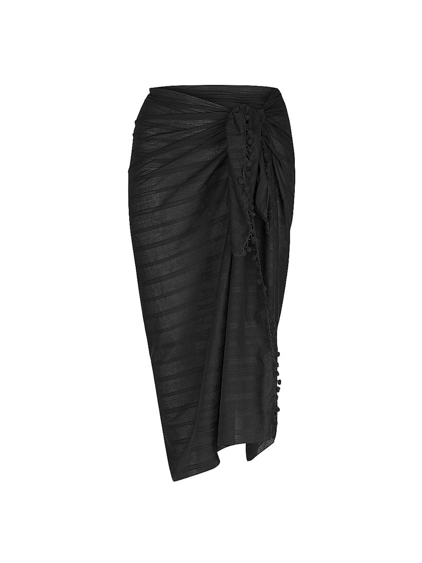 Cotton Sarong in Black