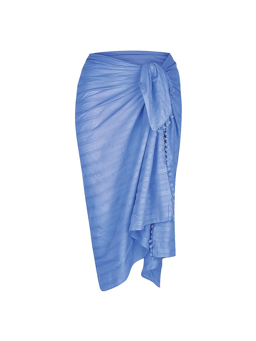 Cotton Sarong in Cobalt Blue