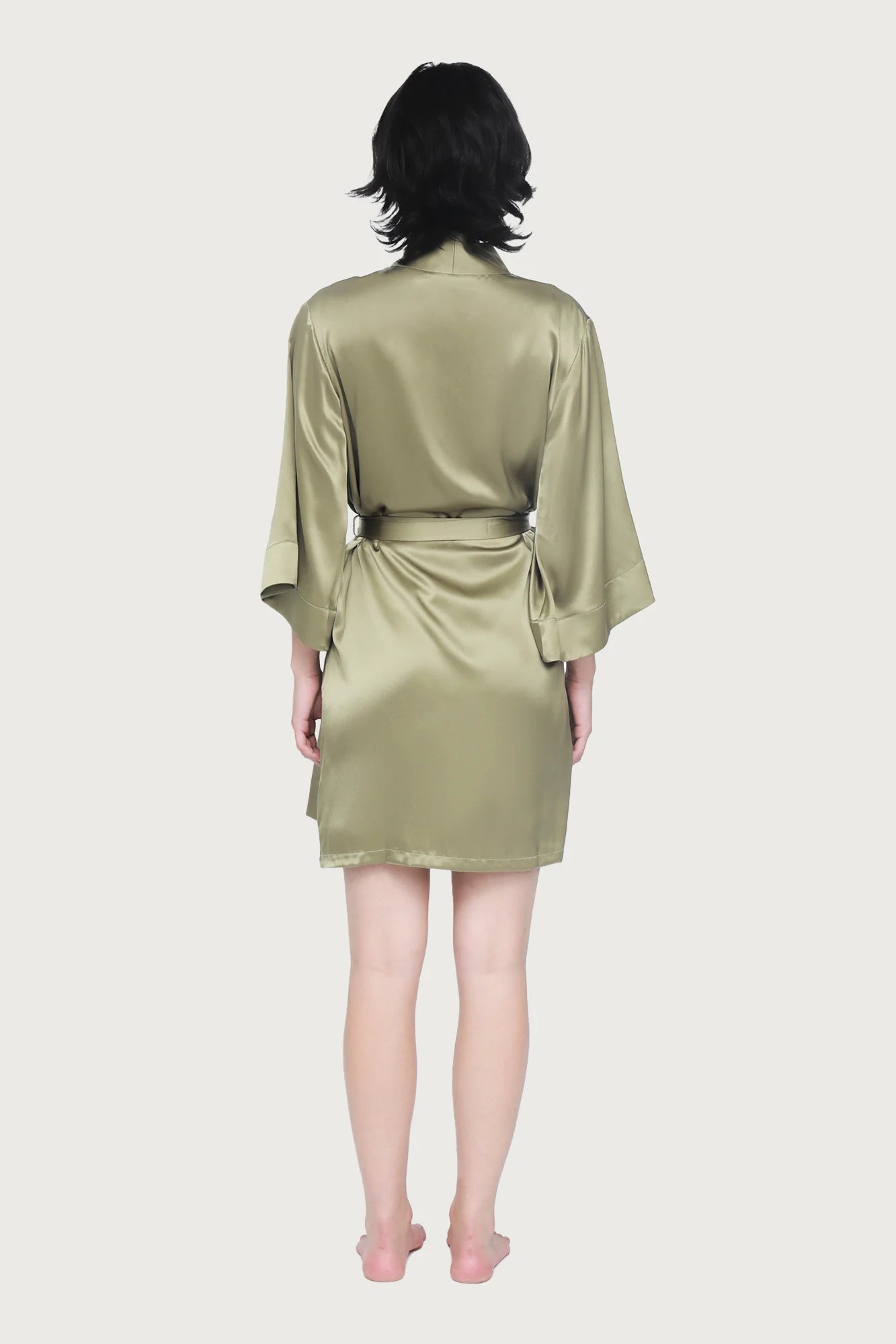 Day to Night Mini Robe - Khaki