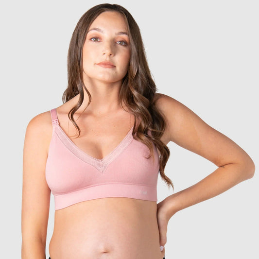 Caress FlexFit Nursing Bra - Petal Pink