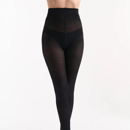 Stefania Wool Rib Tights