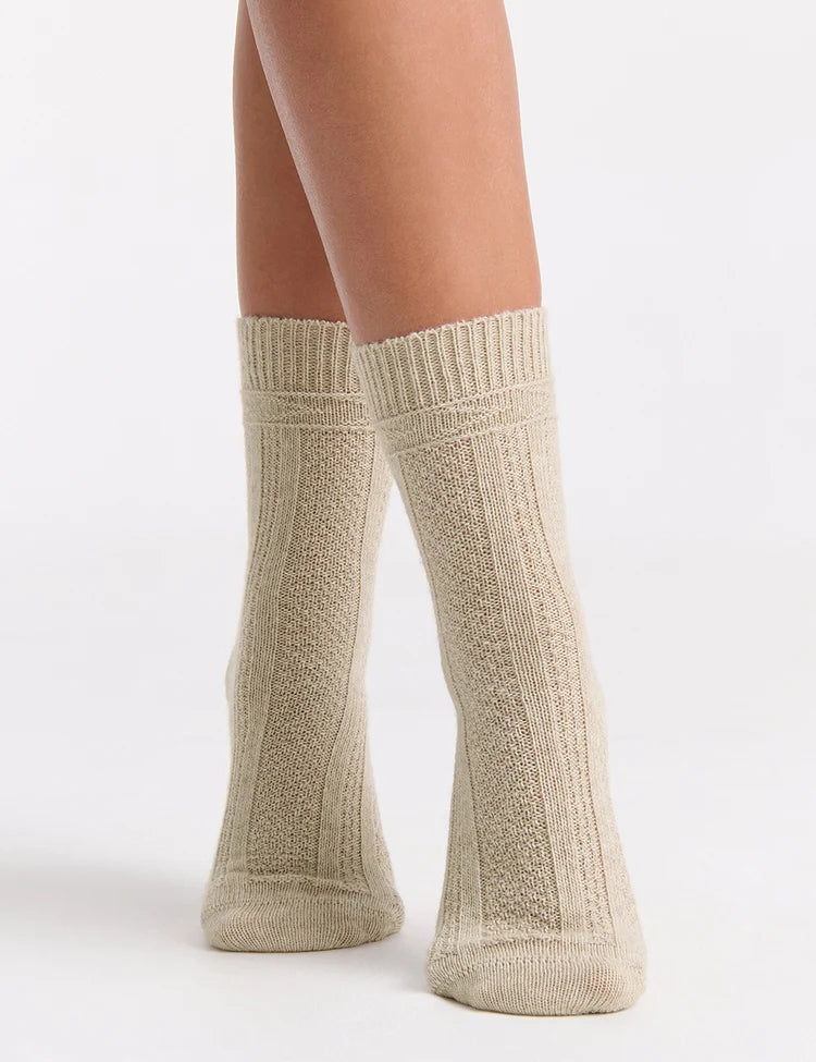 Camella Crew Sock Wool/Cashmere