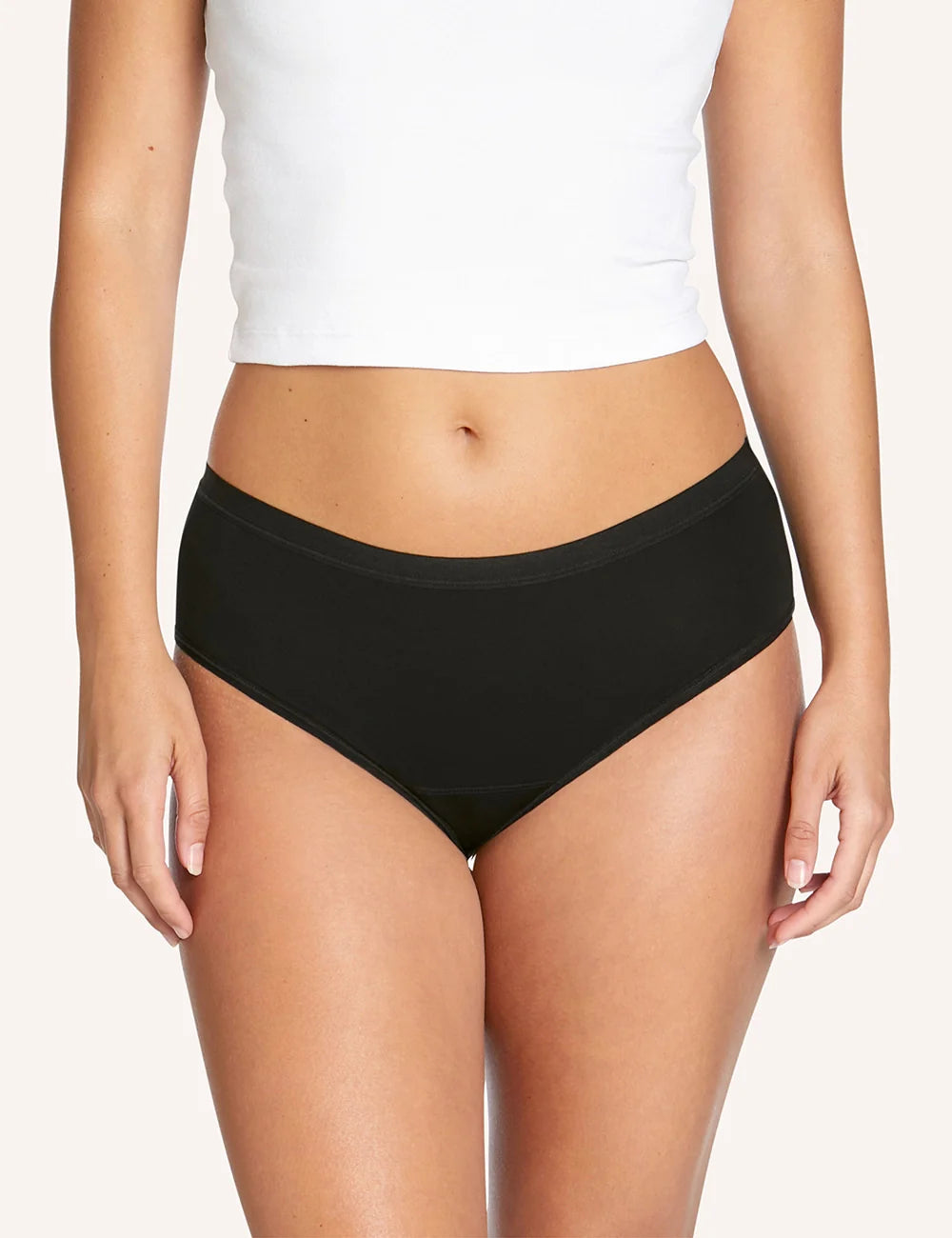 Period Ready Pack - Black Midi Brief