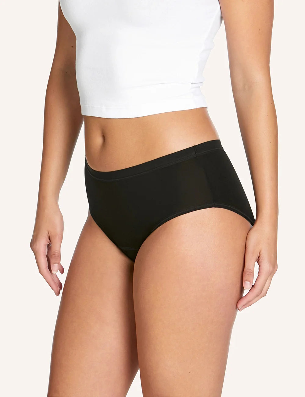 Period Ready Pack - Black Midi Brief