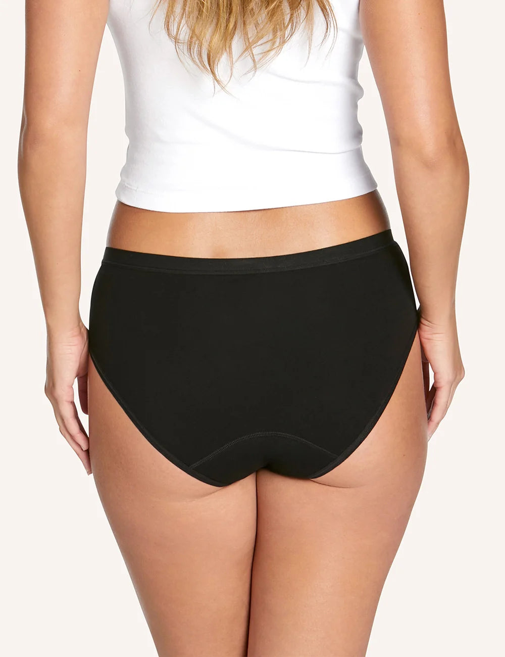 Period Ready Pack - Black Midi Brief