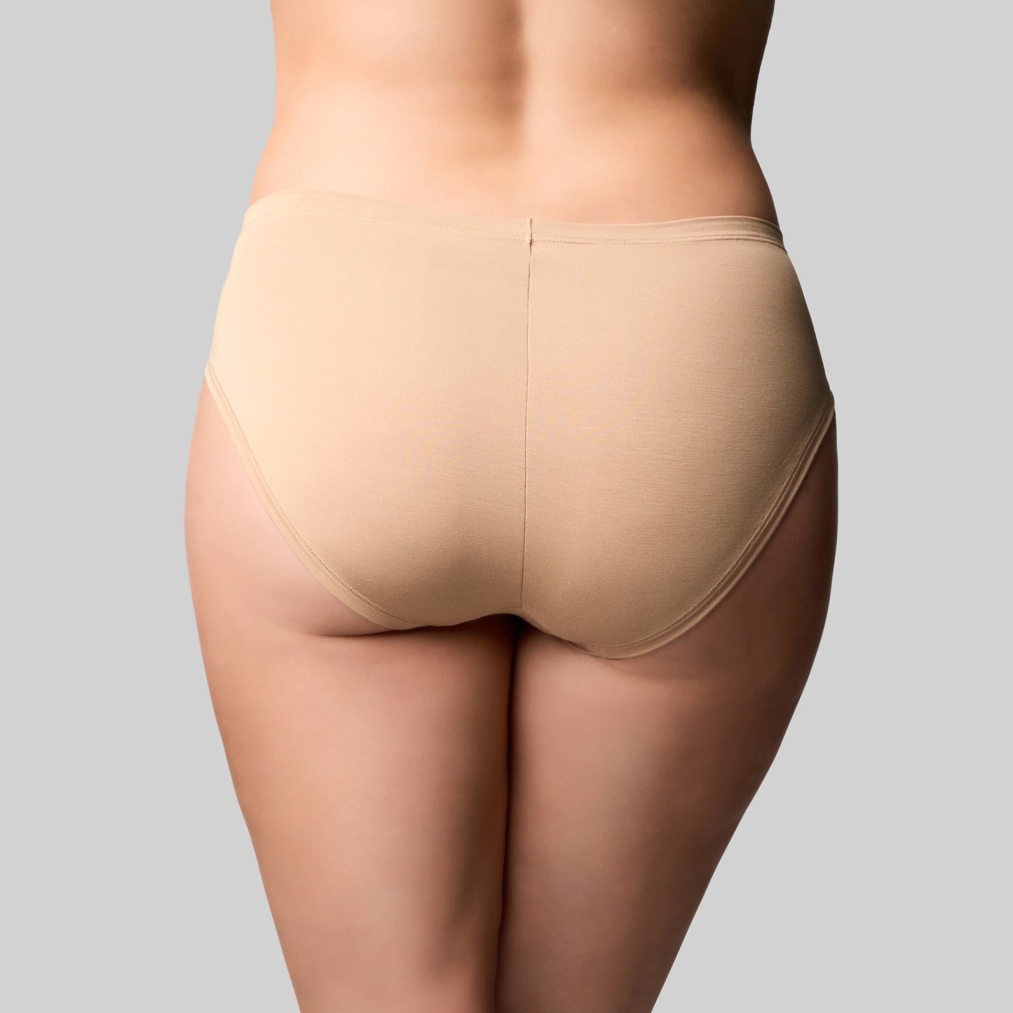 The Bamboo & Lace Hi Cut Brief