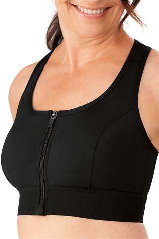 Gloria Zip Front Sports Bra