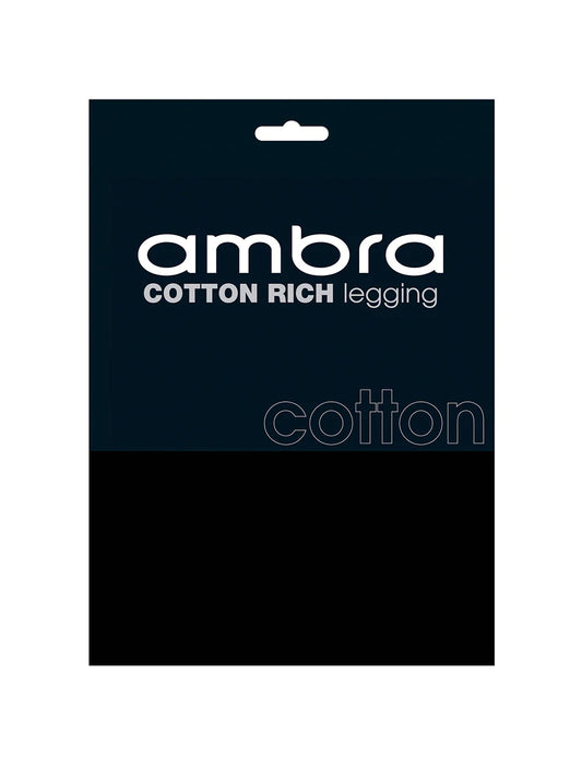 Cotton Rich Leggings - Black