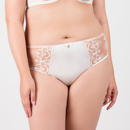 Perla Midi Brief - Ivory